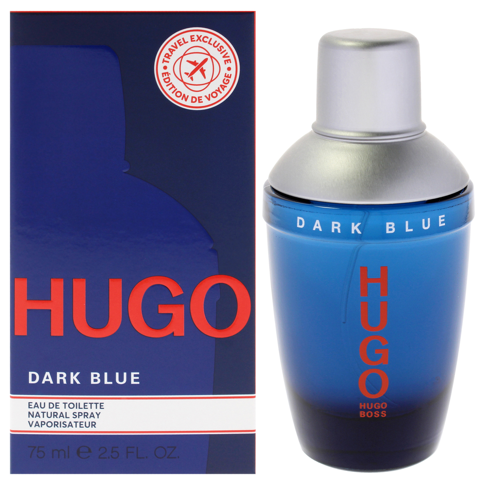 Hugo Dark Blue by Hugo Boss for Men - 2.5 oz EDT Spray